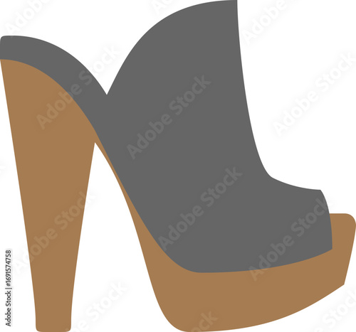 Elegant High Heel Mule