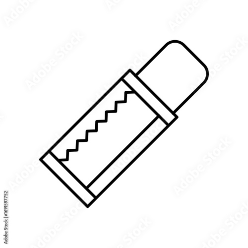 Chew gum icon simple vector isolated symbol linear illustration for web and app..eps