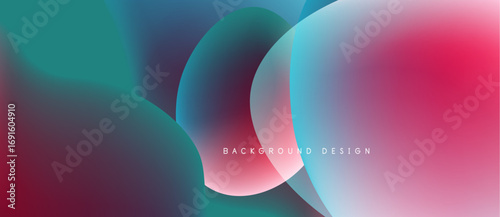 Abstract fluid shapes blend vibrant colors. Gradient transitions create dynamic visual effect. Modern design suitable for backgrounds.
