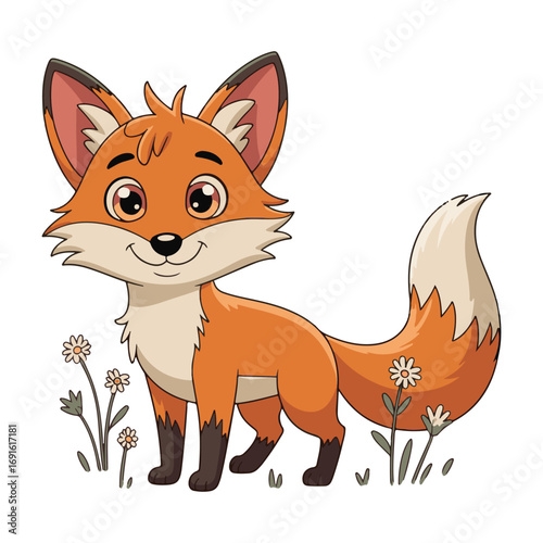 red fox cartoon