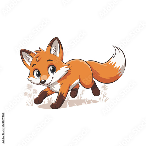red fox cartoon
