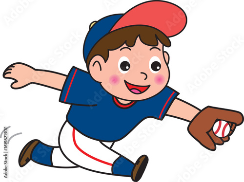 少年野球の守備
