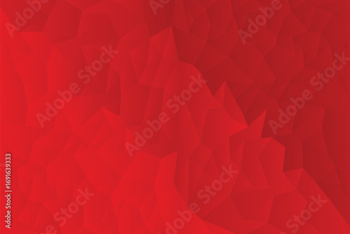 Abstract polygon backgound red color geometric pattern vector template monochrome wallpaper backdrop web banner poster