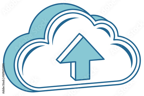 Cloud upload icon