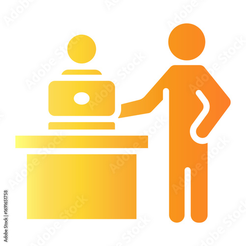 secretary Gradient icon