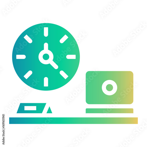 secretary Gradient icon