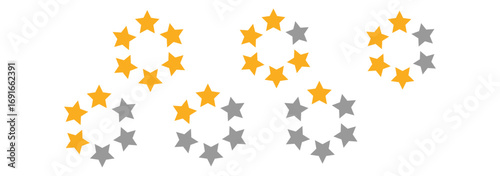 
Five star rating. 3 out of 5 stars rating. 3 stars customer product rating review. Yellow three star rating fee