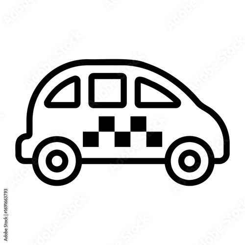 taxi Line Icon