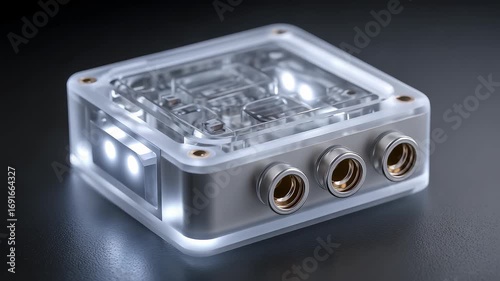 Transparent Casing Electronic Device Showcases Technology