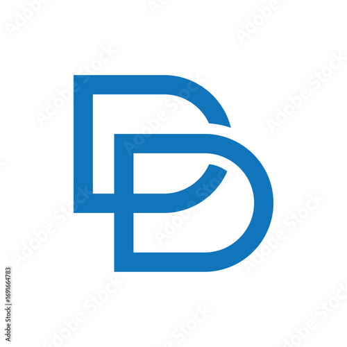 Abstract Geometric and Minimal DD logo