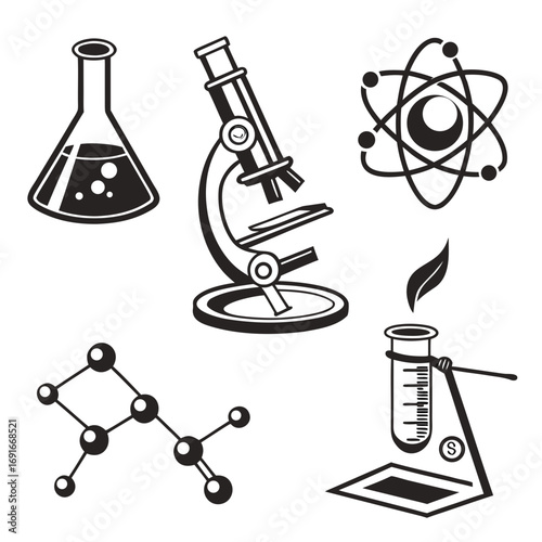 Science and laboratory equipment is shown here