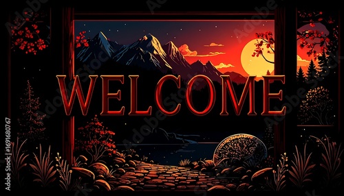 Welcome, mountain vista