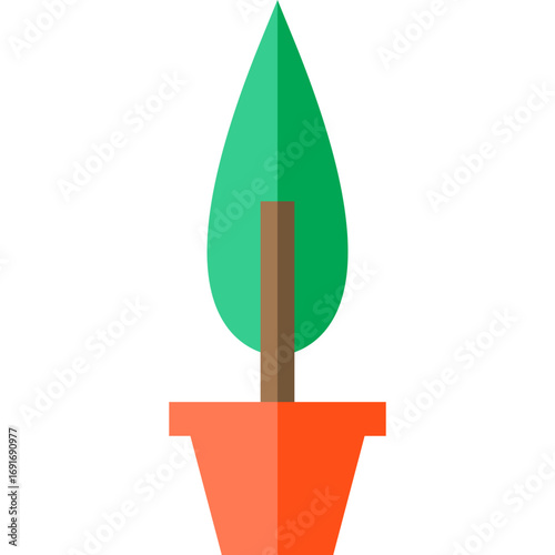 green paint brush and bucket