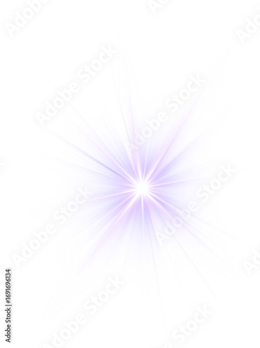 Wallpaper Mural Vibrant blue light burst with sharp rays extending outward. light effect. Torontodigital.ca
