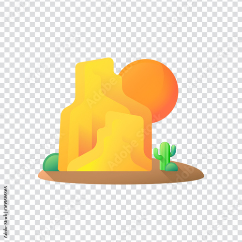 Grand Canyon Icon for Nature Landscapes