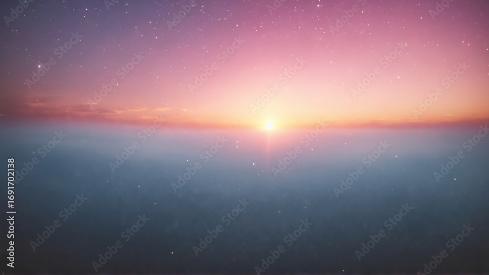 Fototapeta premium Sparkle high lofty sunrise day twilight imagination creative