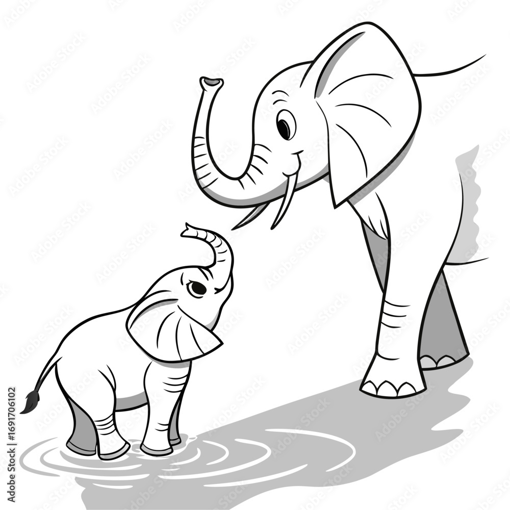 Fototapeta premium Trunks of Love