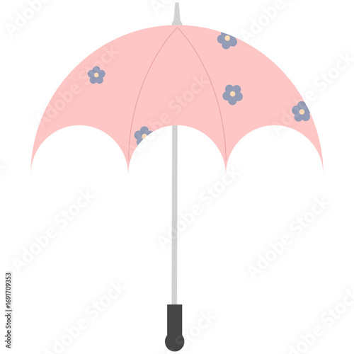 umberella to protect from the rain. umberella flat design flat illustration