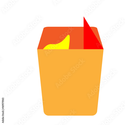 Garbage Vector Flat Icon Design