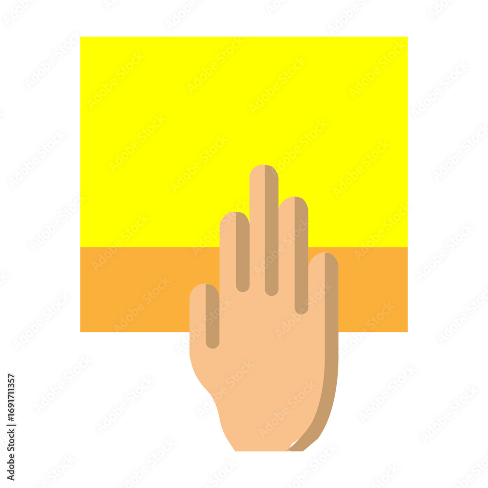 Obraz premium Dusting Vector Flat Icon Design