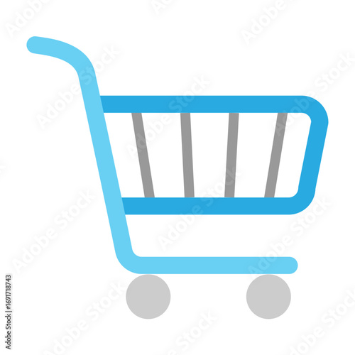 Cart Vector Flat Icon Design