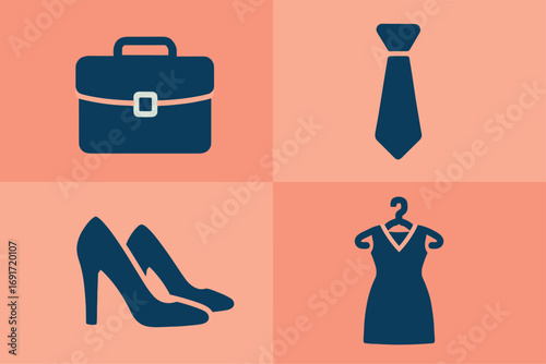 Business attire accessories for professional women.