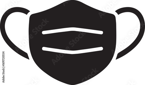 mask silhouette vector