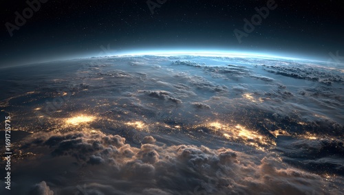 Earth's luminous cloudscapes