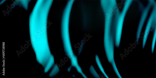 White green gradient geometric background.Abstract  Neon light curved lines,vector illustration,eps 10