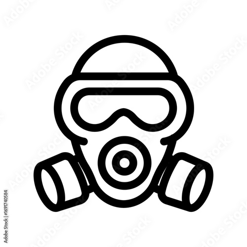 Fire Alarm Bell Line Icon of Fire Safety Icon Set