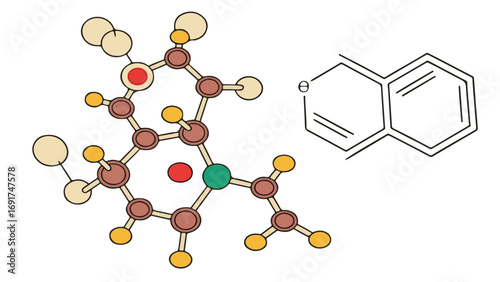 chemical structure of a molecule