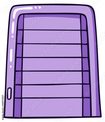 Purple organizer, flat design, planner icon, agenda icon, notebook icon, business, document symbol