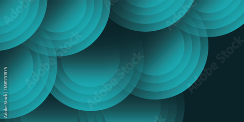 Dark blue abstract background with glowing curve Shiny blue gradient geometric element simple art modern