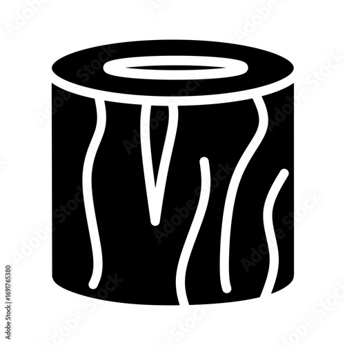 Wood icon design 