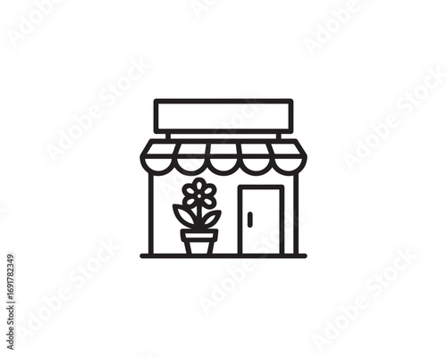 Garden Center vector icon design illustration