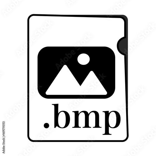 BMPファイル形式イラスト　画像ファイル モノクロ〜BMP file format illustration image file monochrome〜