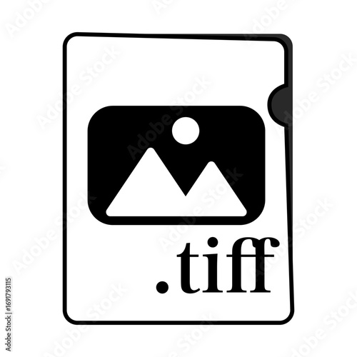 TIFFファイル形式イラスト　画像ファイル モノクロ〜TIFF file format illustration image file monochrome〜
