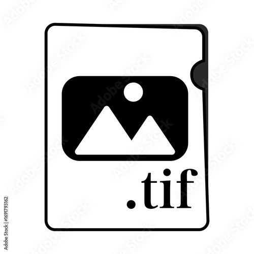 TIFファイル形式イラスト　画像ファイル モノクロ〜TIF file format illustration image file monochrome〜