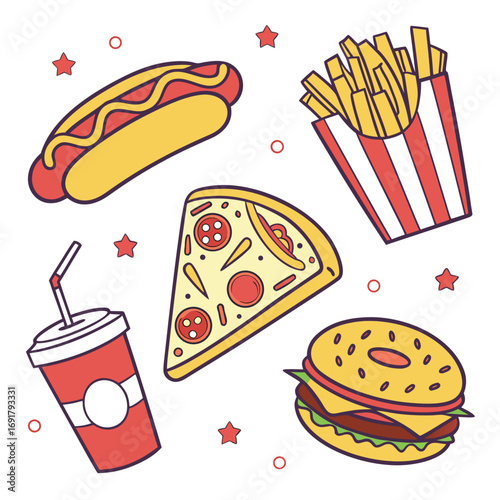 fast food icons