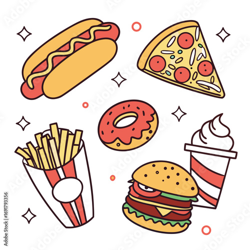 fast food icons