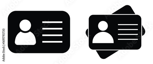 Digital Transformation of Identification Cards – From Physical ID to Mobile Vector Icon
