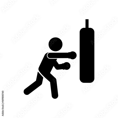silhouette of a man exercising