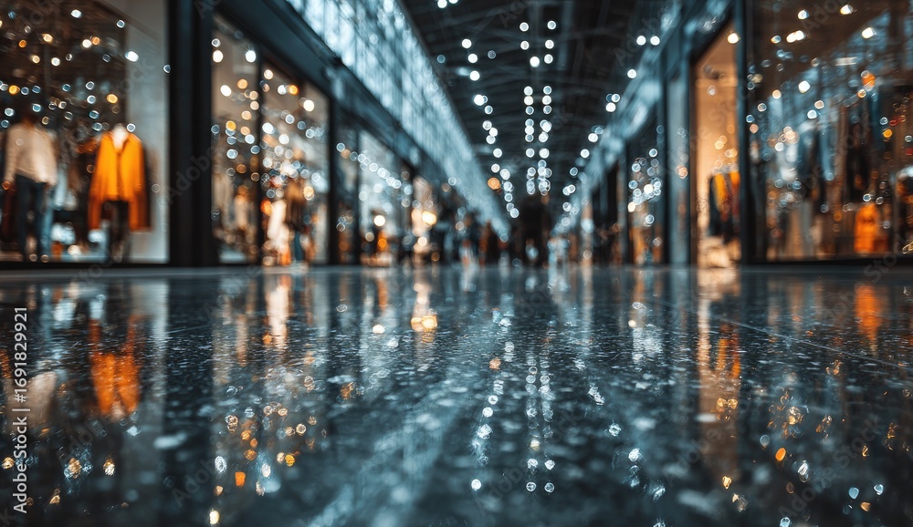 Obraz premium Mall Interior Reflection
