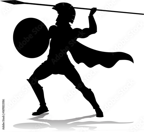 Spartan Silhouette Gladiato...