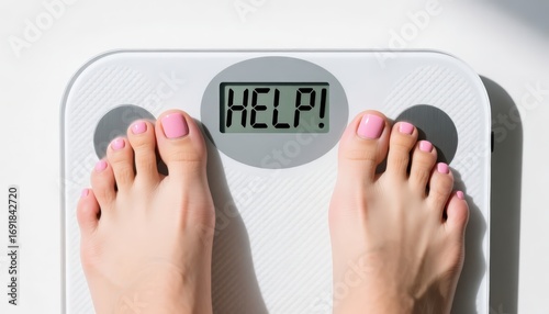 Weight Scale Displaying Help Body Image and Mental Health