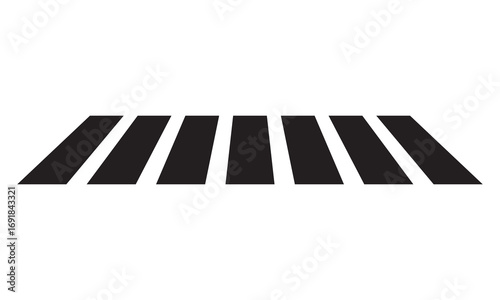 Crosswalk icon Flat art illustration