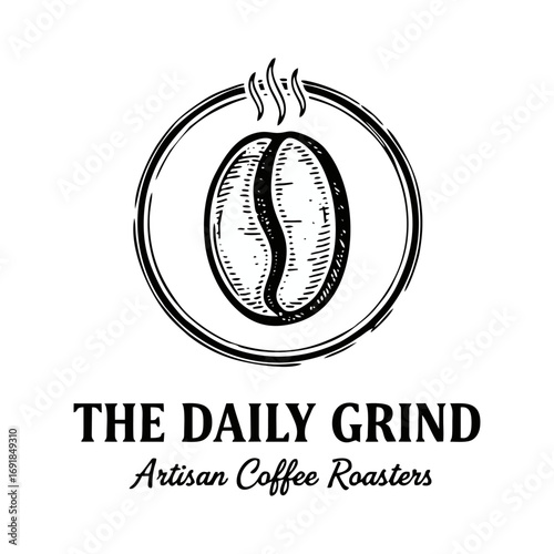 The Daily Grind Coffee Logo Design