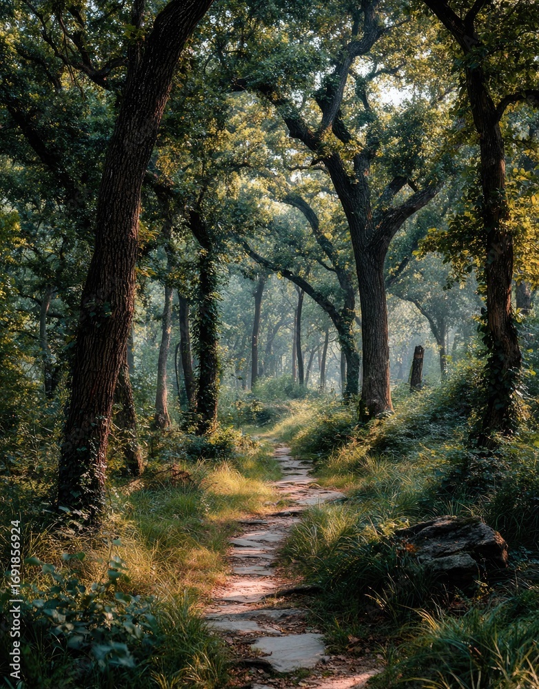 Fototapeta premium Path through Dark Woods