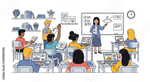 Student Education Learning Concept Illustration
