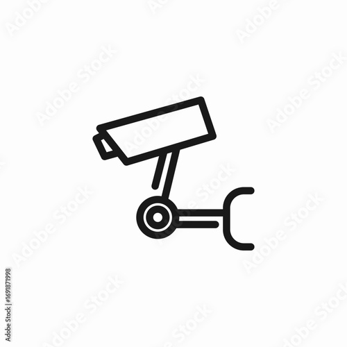 security camera icon icon sign vector